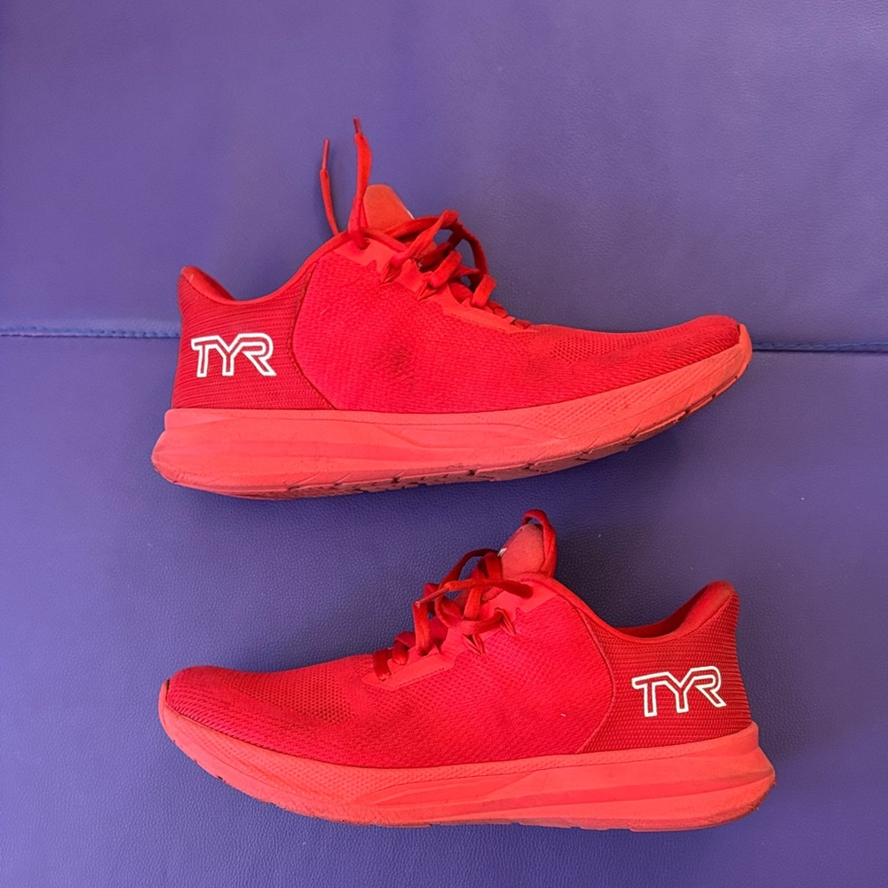 TYR Bold Red Running Shoes